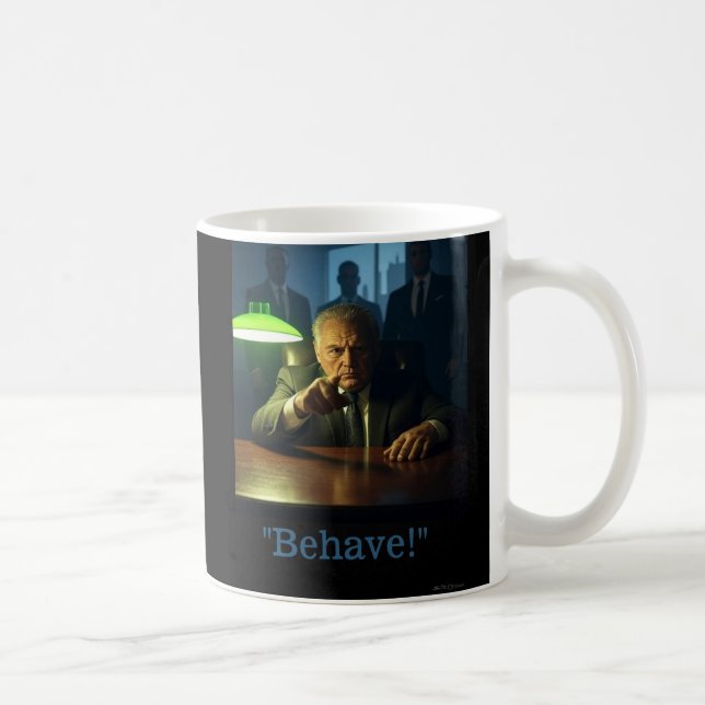 Patron se comporte la main gauche mug (Droite)