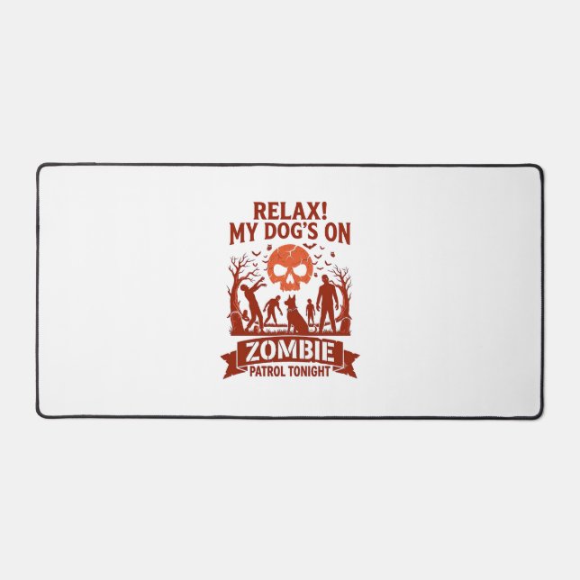 Patrouille de Chien Zombie Relax ce Soir Crâne Hal (Recto)