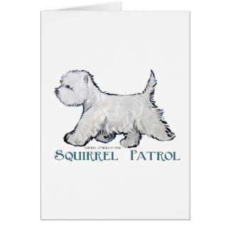 Patrouille d'écureuil de Westie