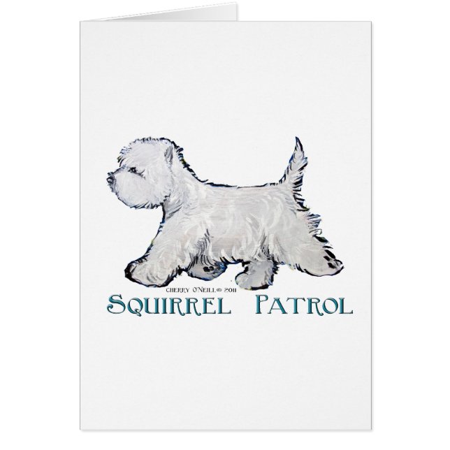 Patrouille d'écureuil de Westie (Devant)