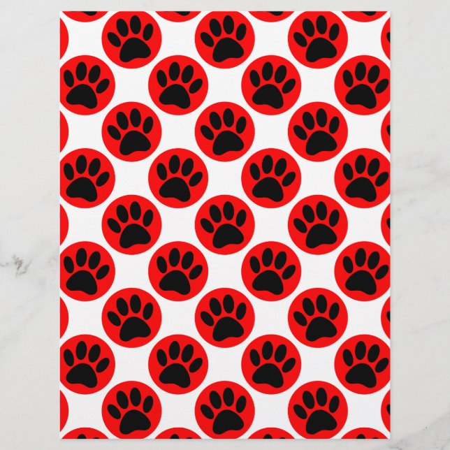 Patrouilles De Chien Noir En Pois Rouge (Devant)