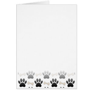 Patrouilles Et Os De Chien Avec Dégradé