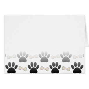 Patrouilles Et Os De Chien Avec Dégradé