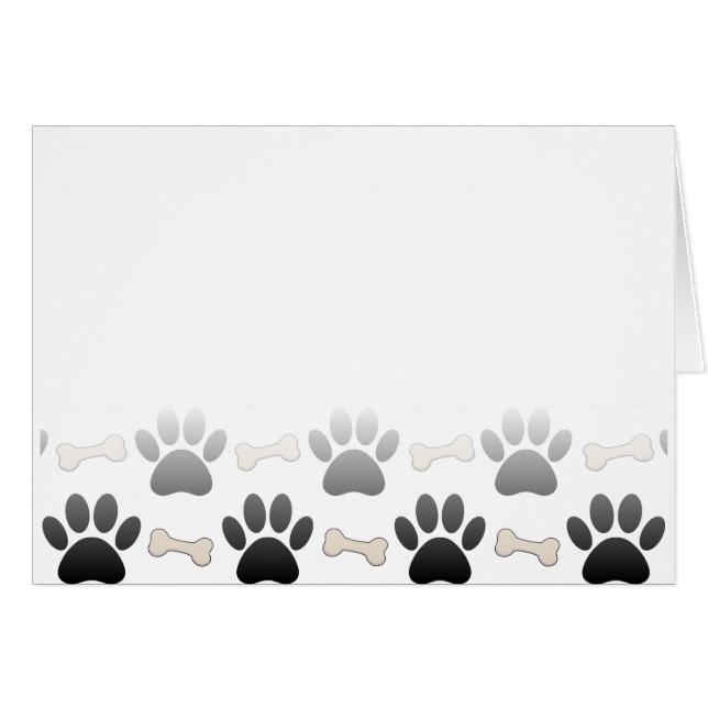 Patrouilles Et Os De Chien Avec Dégradé (Devant horizontal)