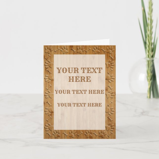 Patrouilles Et Os De Chien En Bois Faux (Devant)