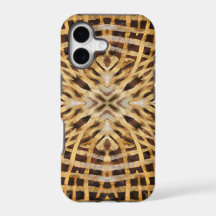 Pattern Black and Yellow kaleidoscope
