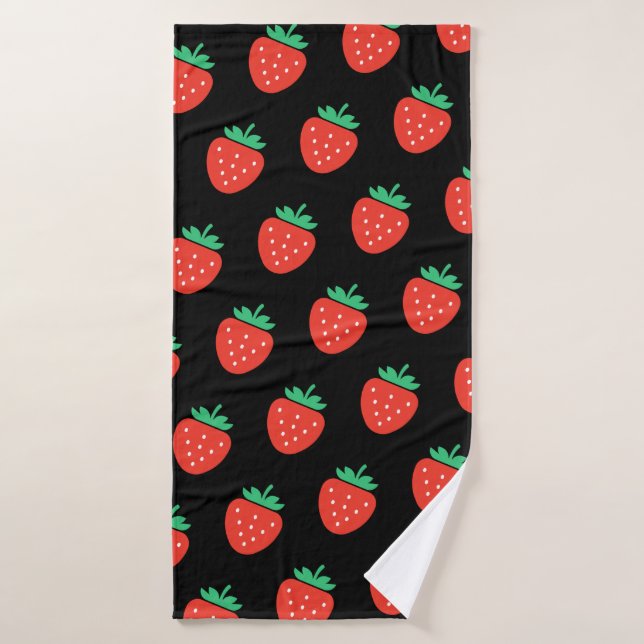 pattern strawberries (Serviette de bain)