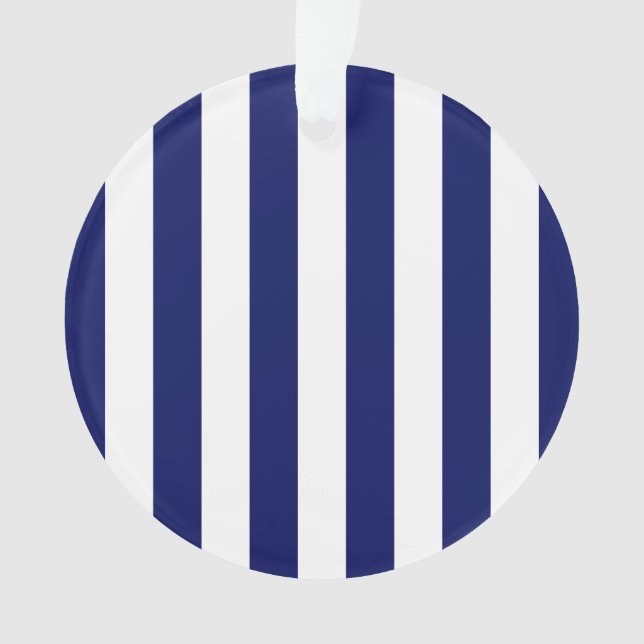 Patters de Classic Navy Blue et White Stripe (devant)