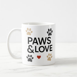 "PATTES & AMOUR" Mug pour amateur d'animaux   Chie