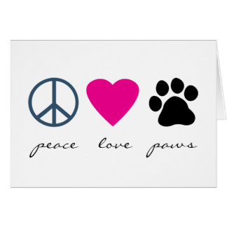 Pattes d'amour de paix