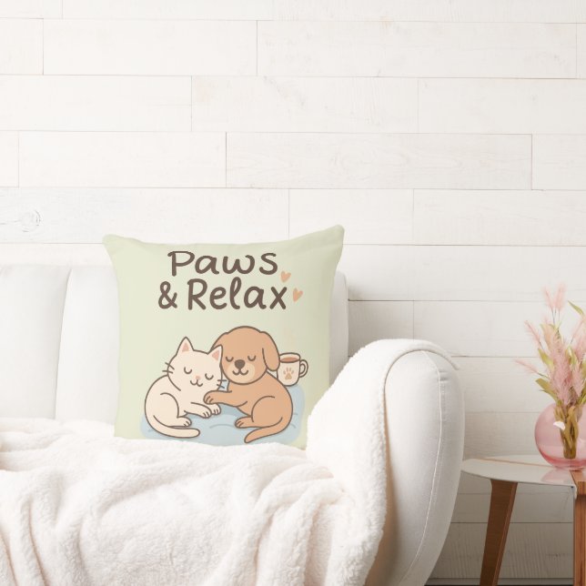 Pattes & Détente – Conception de Coussin Chaleureu (Canapé)