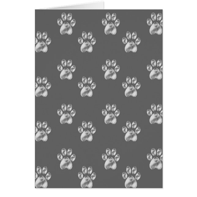 Pattes grises élégantes sur intérieur vierge (Devant)