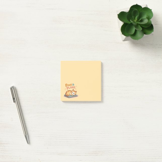 Pattes & Plans Post-It Notes Mignons de Chatons (Bureau)