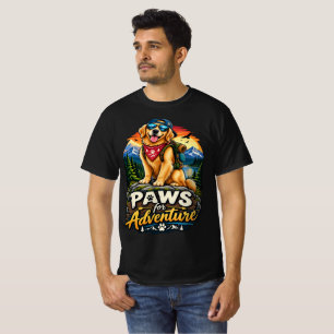 Pattes pour l'Aventure T-shirt de Chien Randonneur