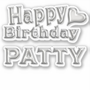 Patty Happy Birthday Autocollants