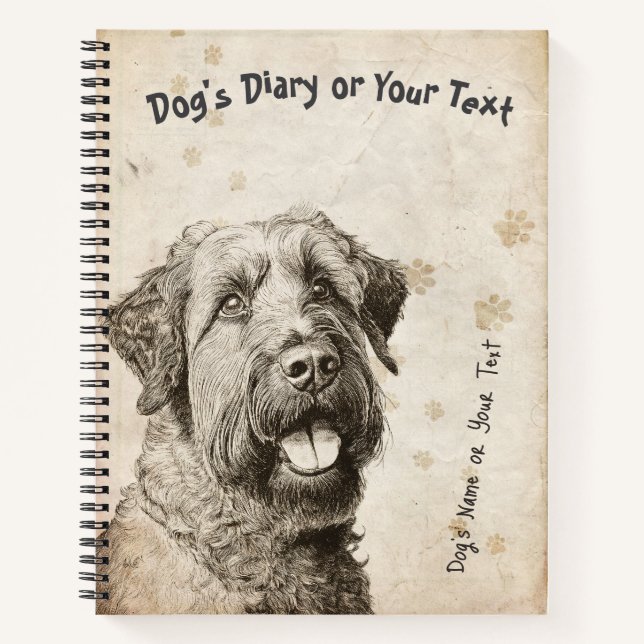Pâturages Parisiens : Journal Vintage d'un Briard  (Devant)