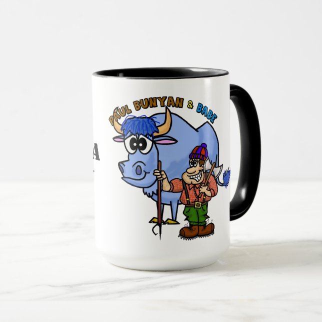 Paul Bunyan et Babe Minnesota Homeboy Mug Ver.2 (Devant droit)