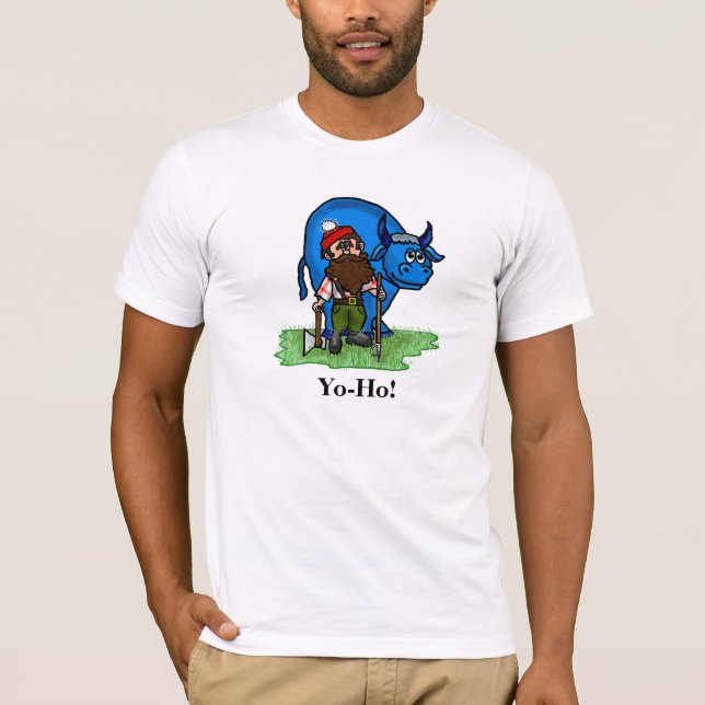 Paul Bunyan Yo-Ho ! Personnaliser de T-shirt il ! (Devant)