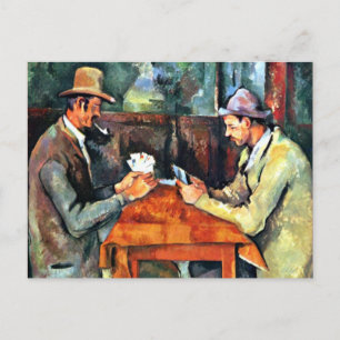 Paul Cezanne art : Les joueurs de cartes (deux)