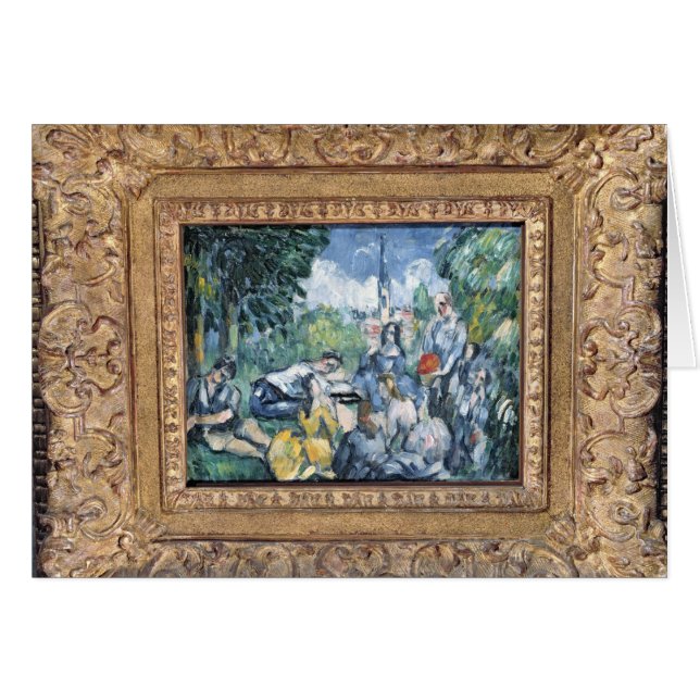 Paul Cezanne | Dejeuner sur l'herbe, 1876-77 (Devant horizontal)