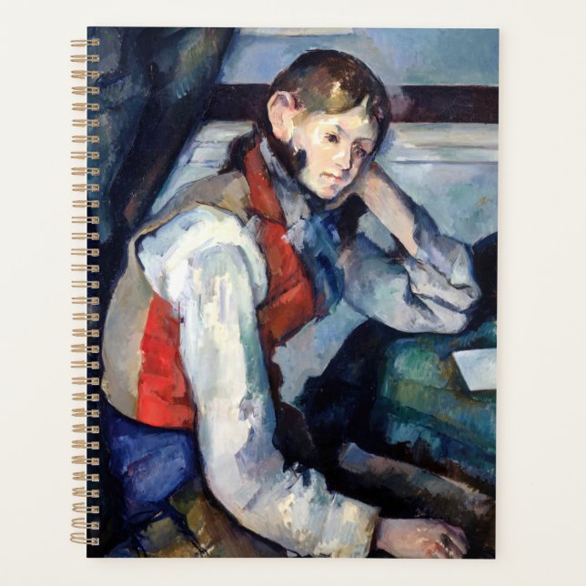 Paul Cézanne - Garçon au gilet rouge (Devant)