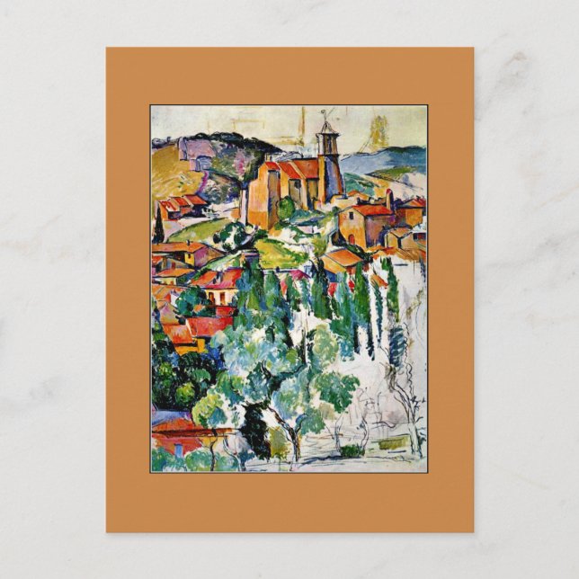 Paul Cezanne - Le Village de Gardanne Carte postal (Devant)