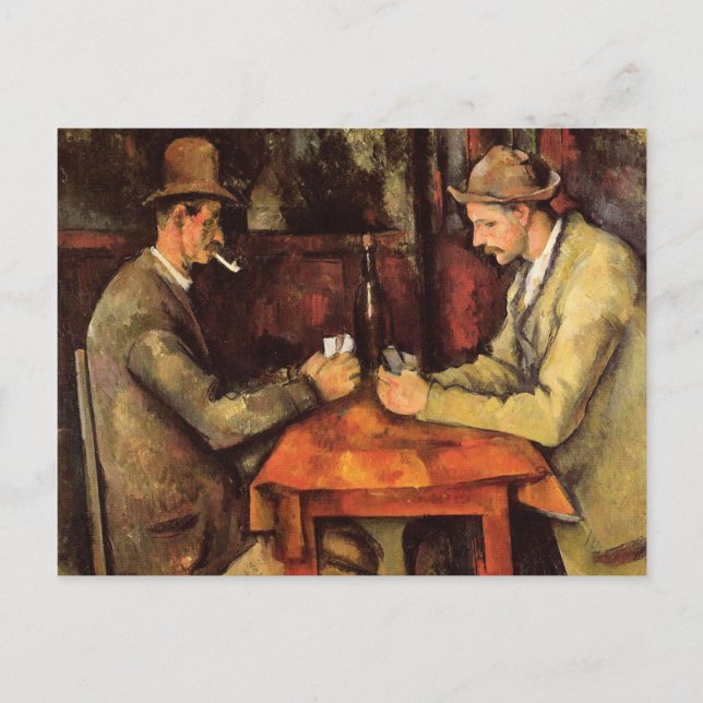 PAUL CEZANNE - Les joueurs de cartes 1894 (Devant)