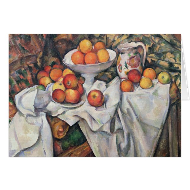 Paul Cezanne | Pommes et oranges, 1895-1900 (Devant horizontal)