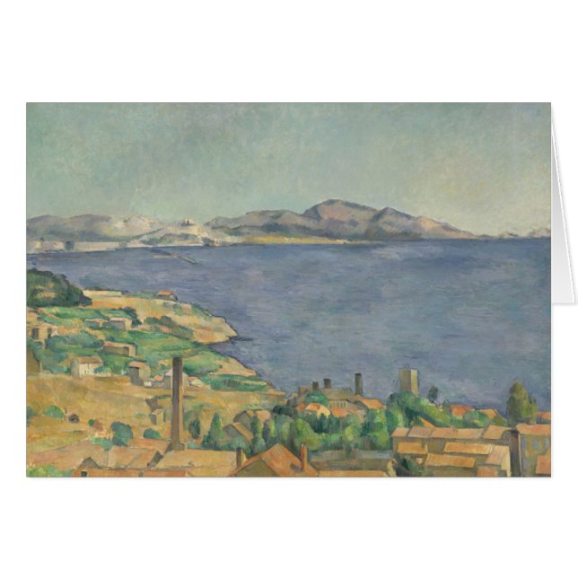Paul Cezanne | the Gulf of Marseille Lacs from L' (Devant horizontal)