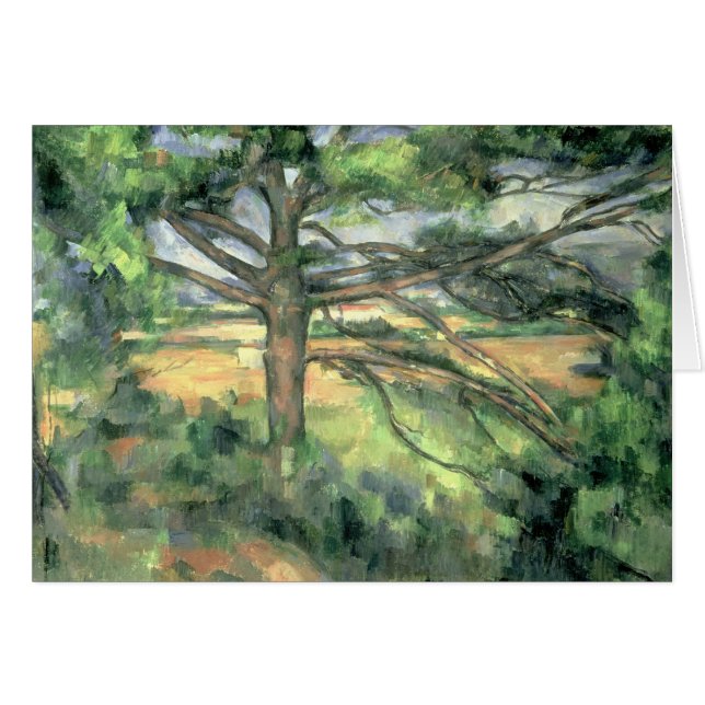 Paul Cezanne | The Large Pine, 1895-97 (Devant horizontal)