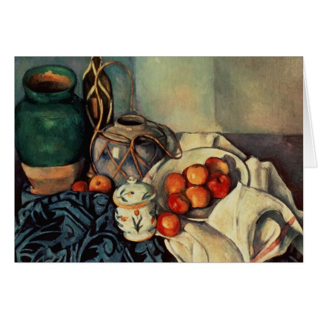 Paul Cezanne | Vie morte avec pommes, 1893-94 (Devant horizontal)