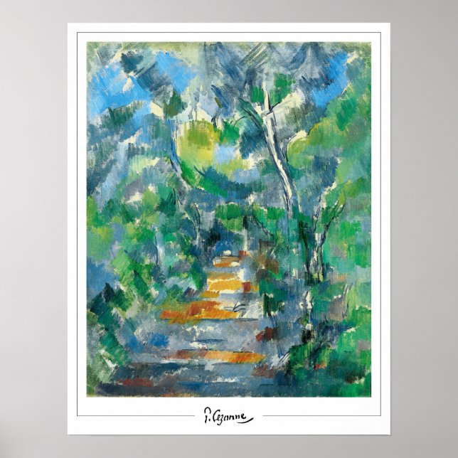 Paul Cézanne Zedign Art Poster #5 (Devant)
