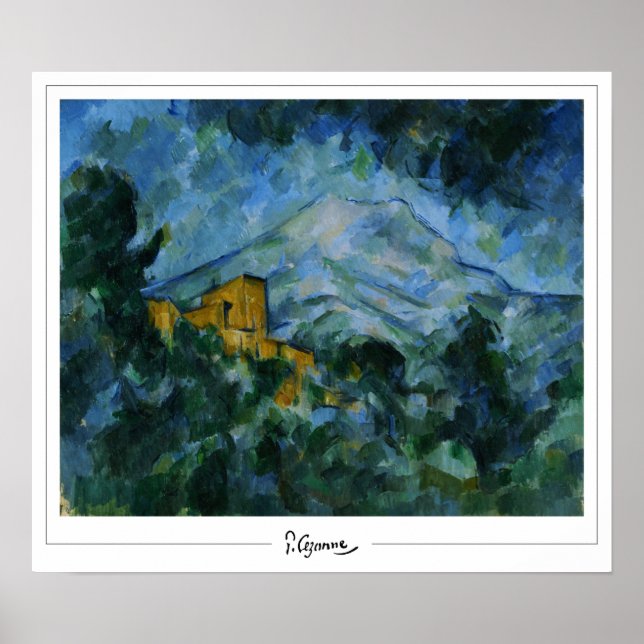 Paul Cézanne Zedign Art Poster #68 (Devant)
