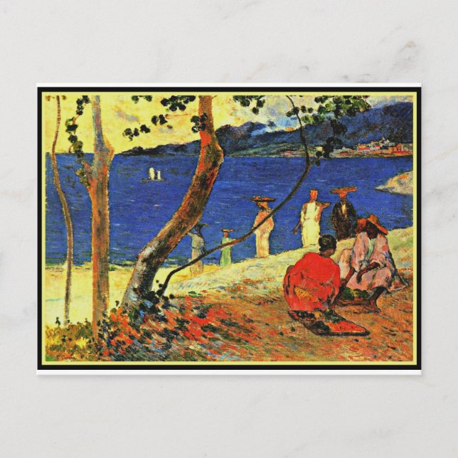 Paul Gaugin - Une carte postale de bord de mer (Devant)