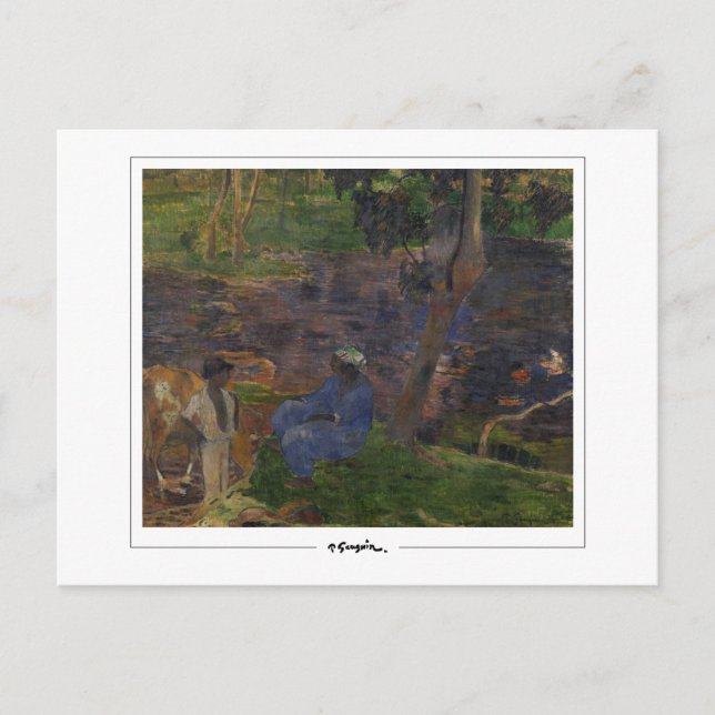 Paul Gauguin #28 - Carte postale d'art fin (Devant)