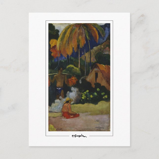 Paul Gauguin #438 - Carte postale d'art fin (Devant)