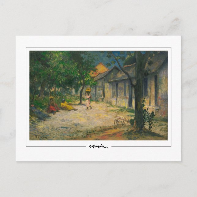 Paul Gauguin #496 - Carte postale d'art (Devant)