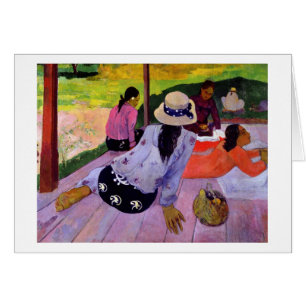 Paul Gauguin la sièste, 1891-2 (huile sur la