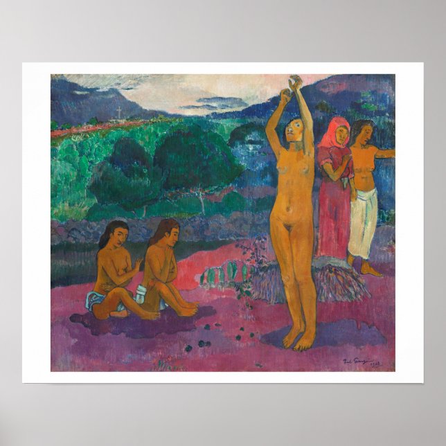 PAUL GAUGUIN POSTER "L'IMPLICATION 1903" (Devant)
