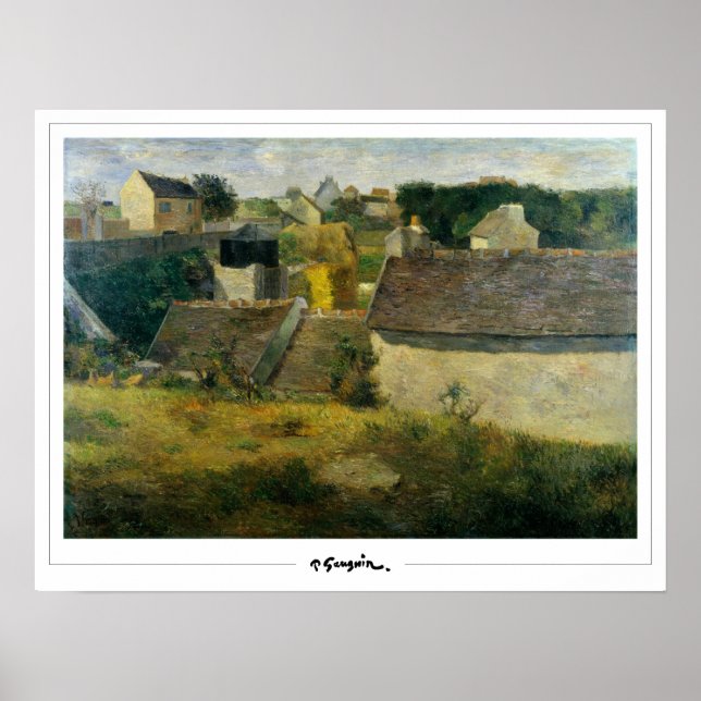 Paul Gauguin Zedign Art Poster #27 (Devant)