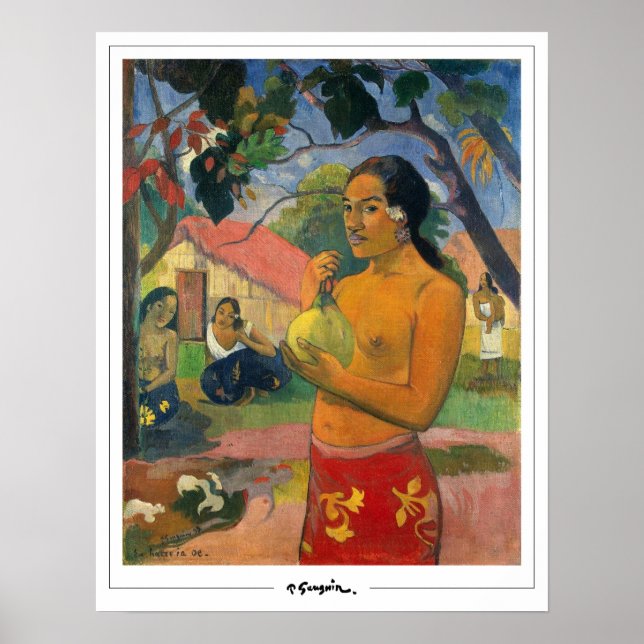 Paul Gauguin Zedign Art Poster #352 (Devant)