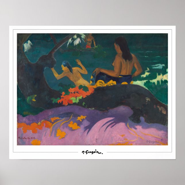 Paul Gauguin Zedign Art Poster #84 (Devant)