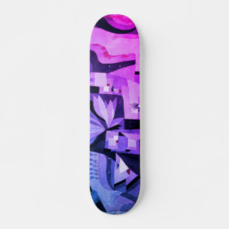 Paul Klee Cool Art Abstrait Vintage Skateboard