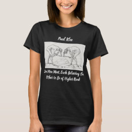 Paul Klee Deux hommes rencontrent T-shirt croquis