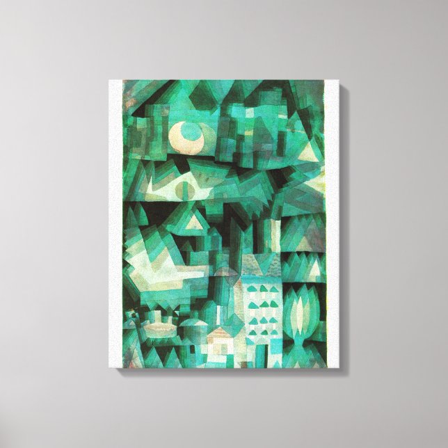 Paul Klee Dream City Poster en toile (Recto)