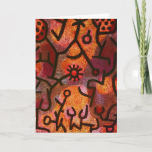 Paul Klee Flora di Roccia Carte de voeux