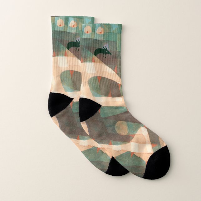 Paul Klee - Le Nez Barbelé Avec Les Chaussettes À  (Paire)