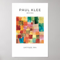 Paul Klee, Poster Colorful Modern Art Abstrait