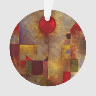 Paul Klee Red Balloon Abstrait Art Coloré 