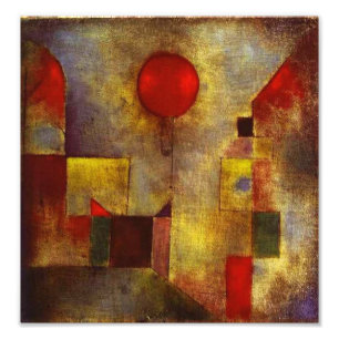 Paul Klee Red Balloon Photo Imprimer